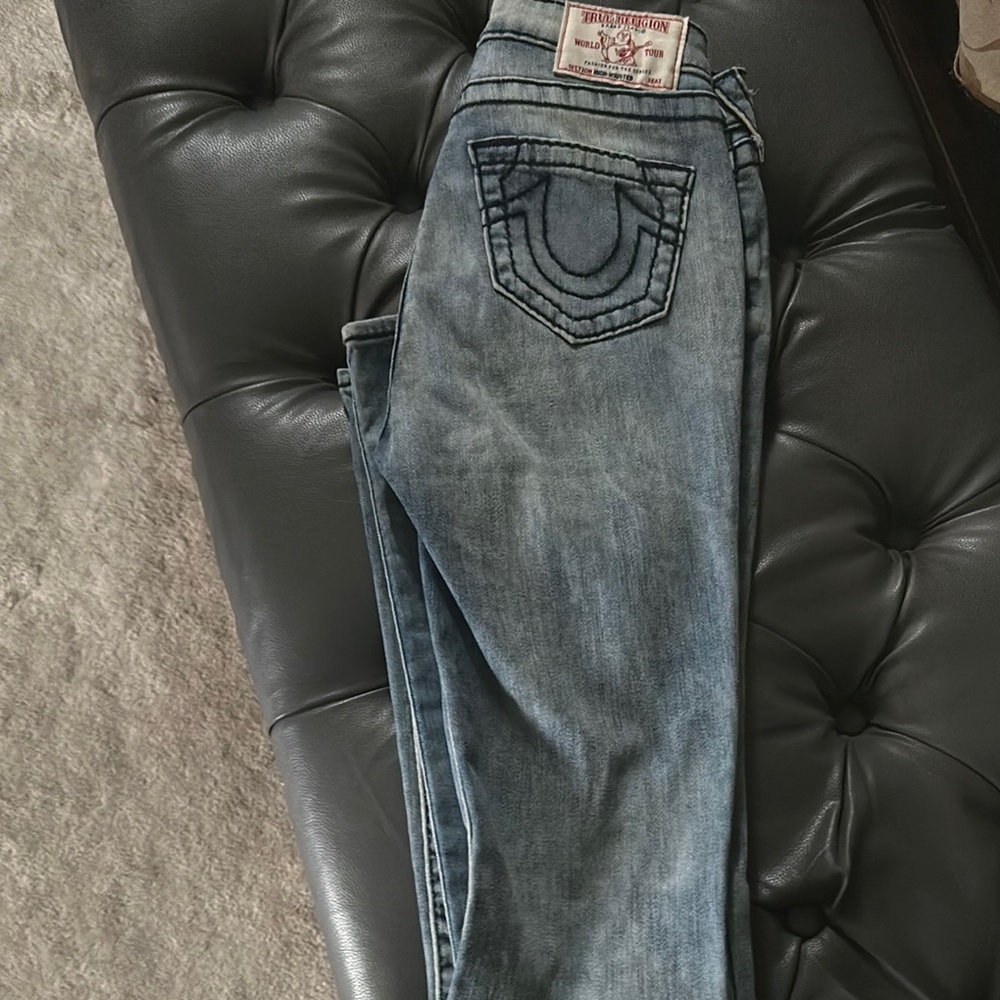 True Religion Light Blue Denim Jeans